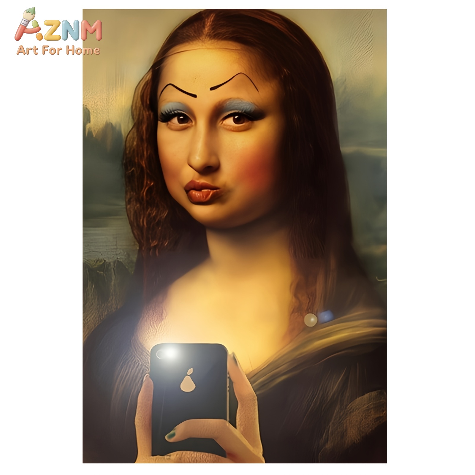 Badminton Meme - Quadro de Arte em Tela Sem
