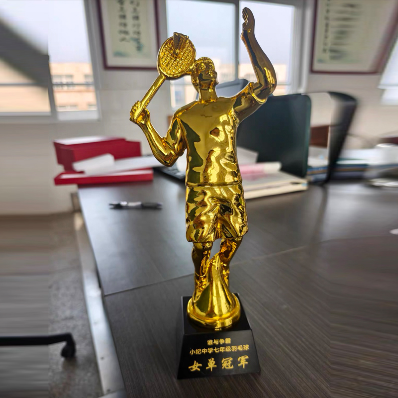 Badminton Europe - Troféu Personalizado de Metal e Resina
