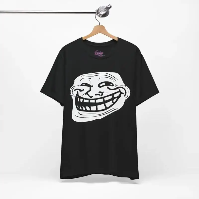 Badminton Meme - Camiseta com meme Troll Face Y2K