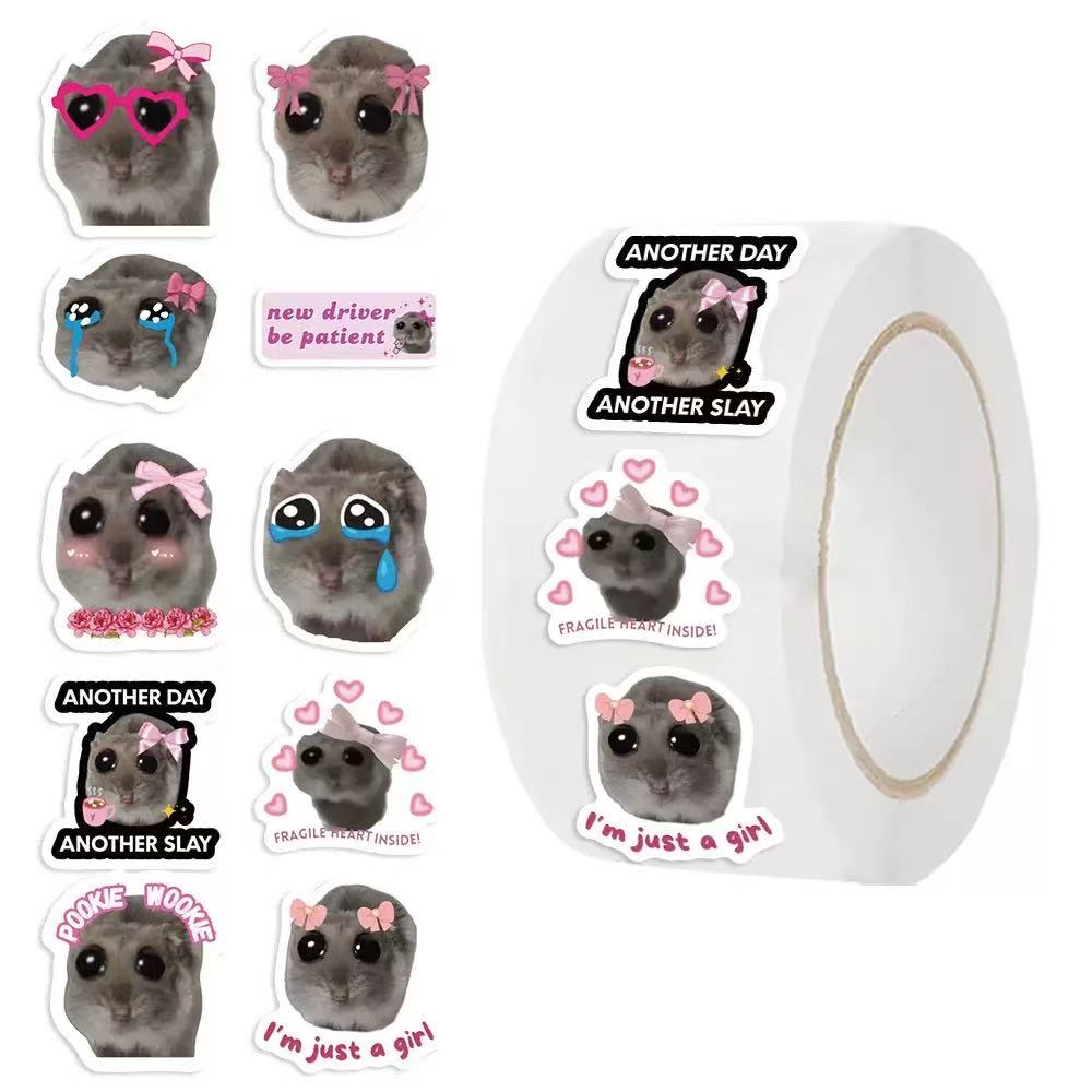 Badminton Meme - 100-500 pçs ins triste hamster dos
