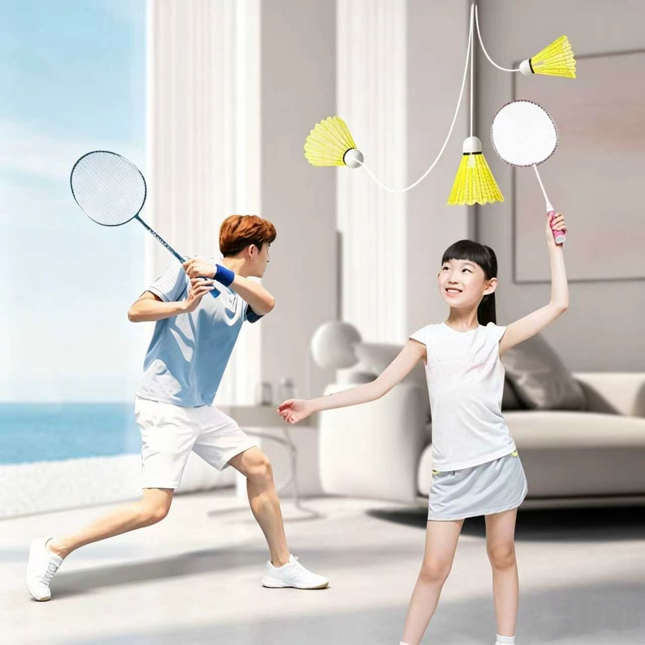 Badminton Talk - Conjunto de Badminton Elástico de 3
