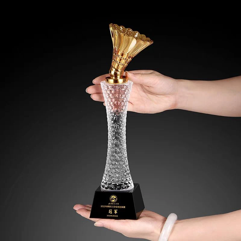 Badminton Europe - Troféu Personalizado de Badminton em Metal