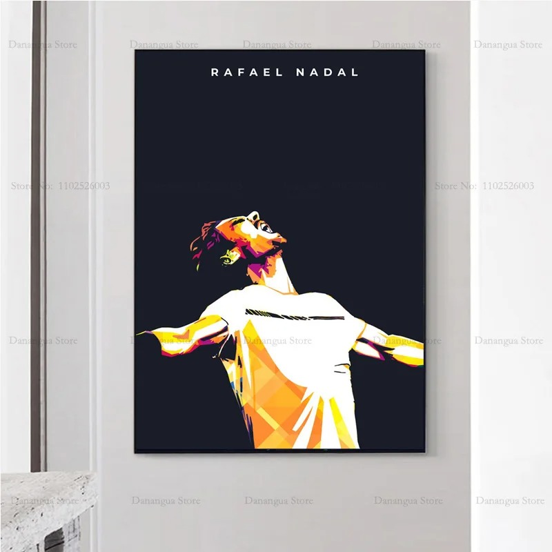 Rafaels novas citações nadals  - Badminton Poster avaliação e preço