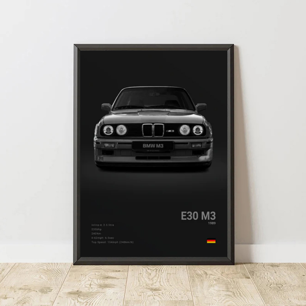 2-A1 Carros famosos G80 M3C Ca - Badminton Poster avaliação e preço