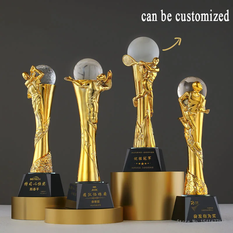 Troféu de resina personalizado - Badminton Europe avaliação e preço