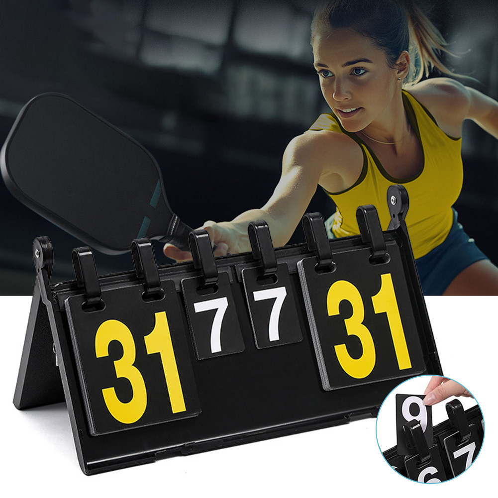 Flip scorekeeper, placar portá - Badminton Score avaliação e preço