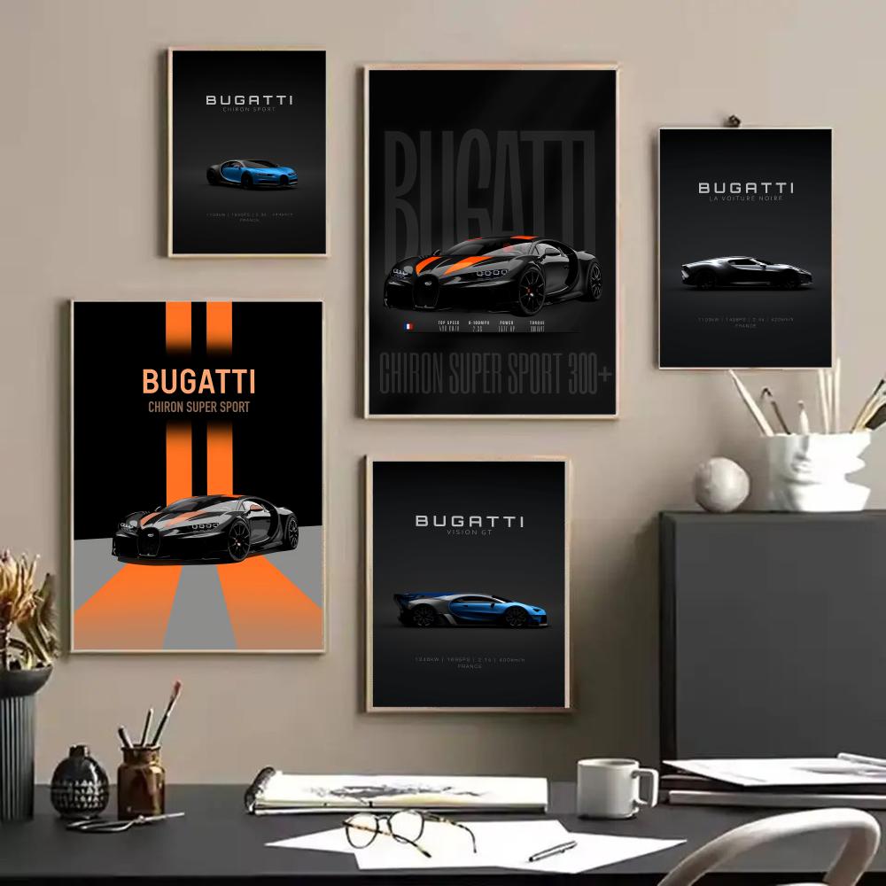 Moda carros esportivos b_bugat - Badminton Poster avaliação e preço