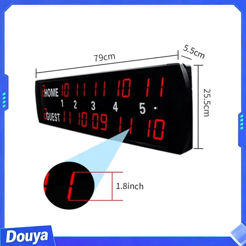 Placar Eletrônico Digital LED  - Badminton Score avaliação e preço
