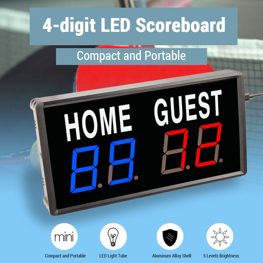Placar Digital Portátil de 4 D - Badminton Score avaliação e preço