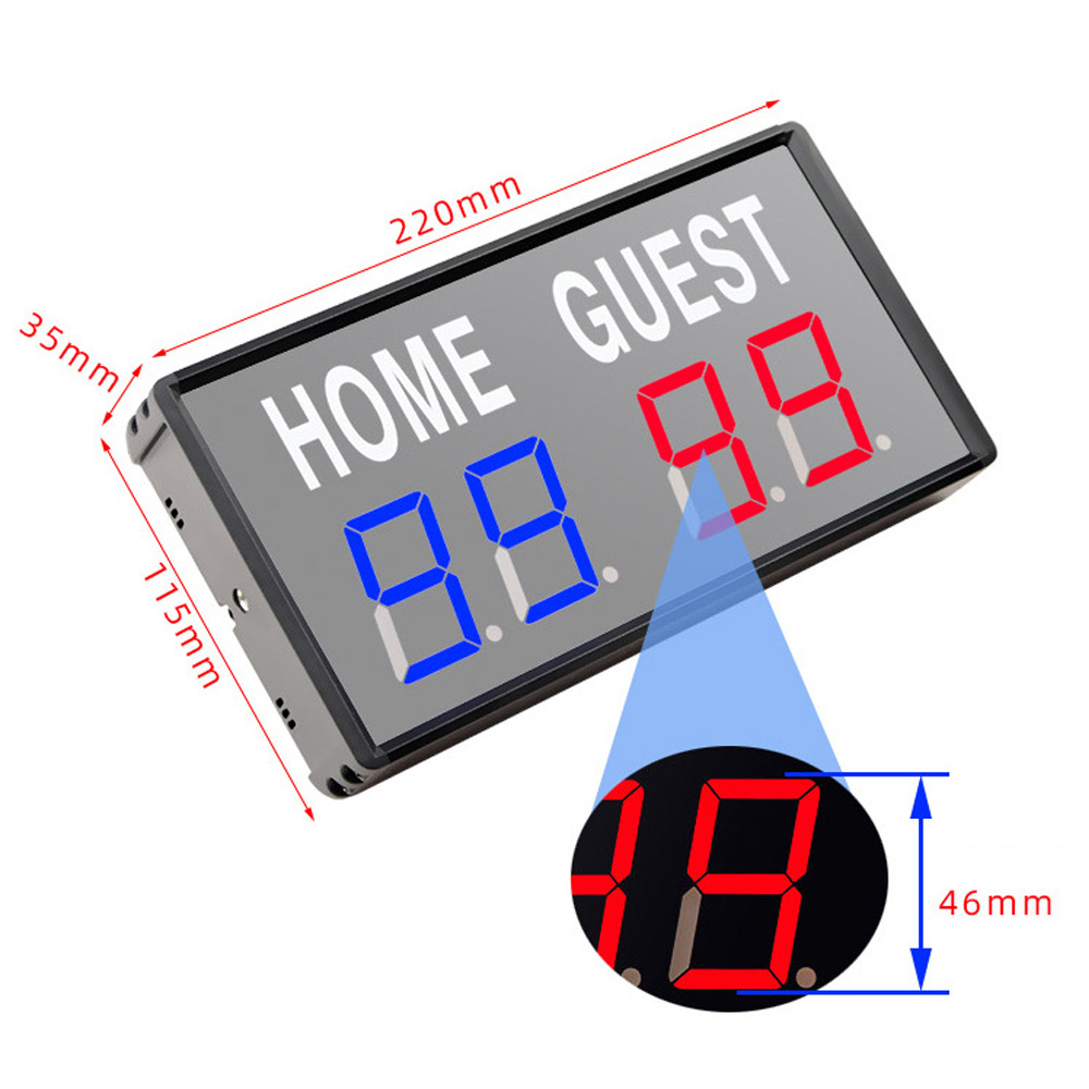 Placar Digital Portátil de 4 D - Badminton Score avaliação e preço