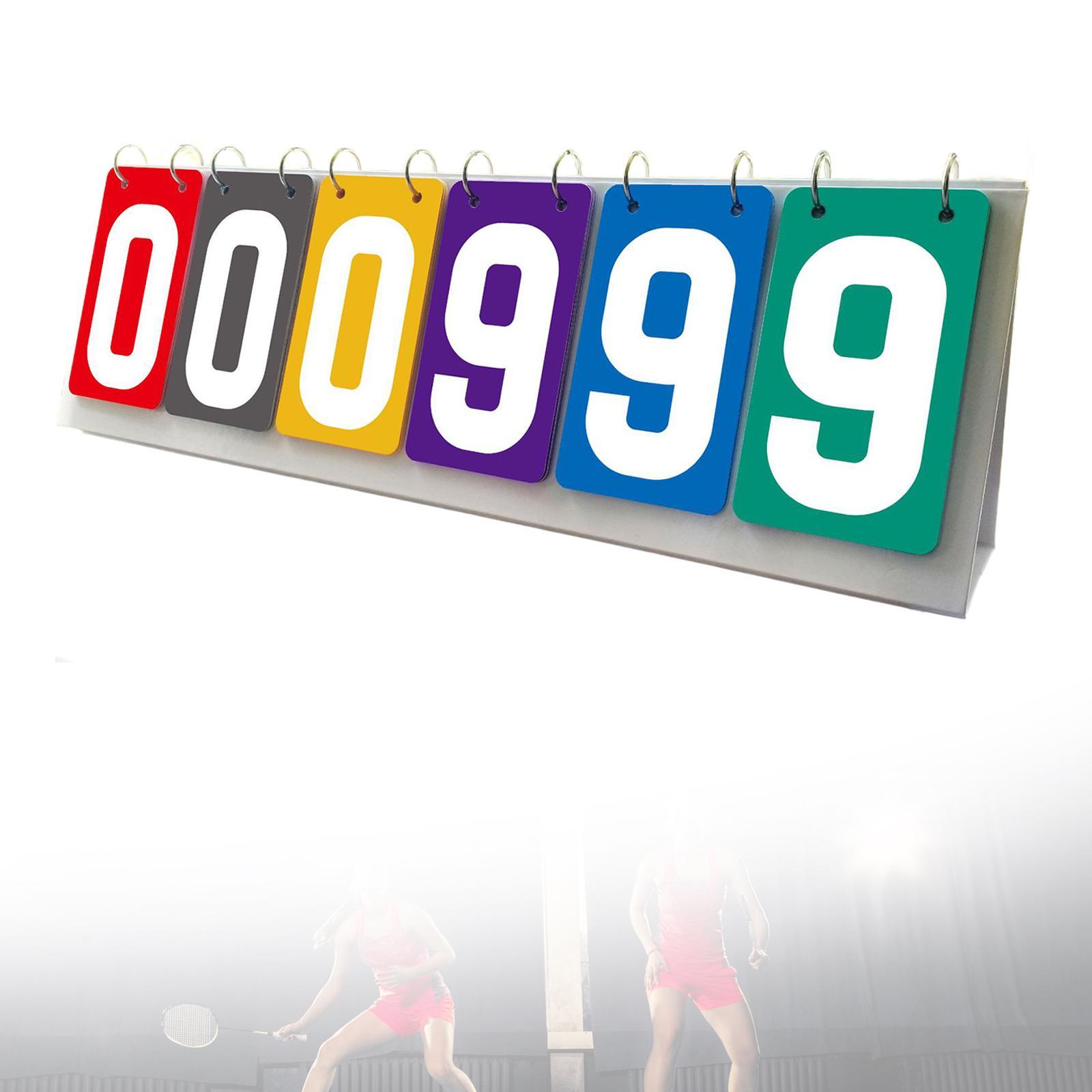Placar pontuação flip cards pu - Badminton Score avaliação e preço