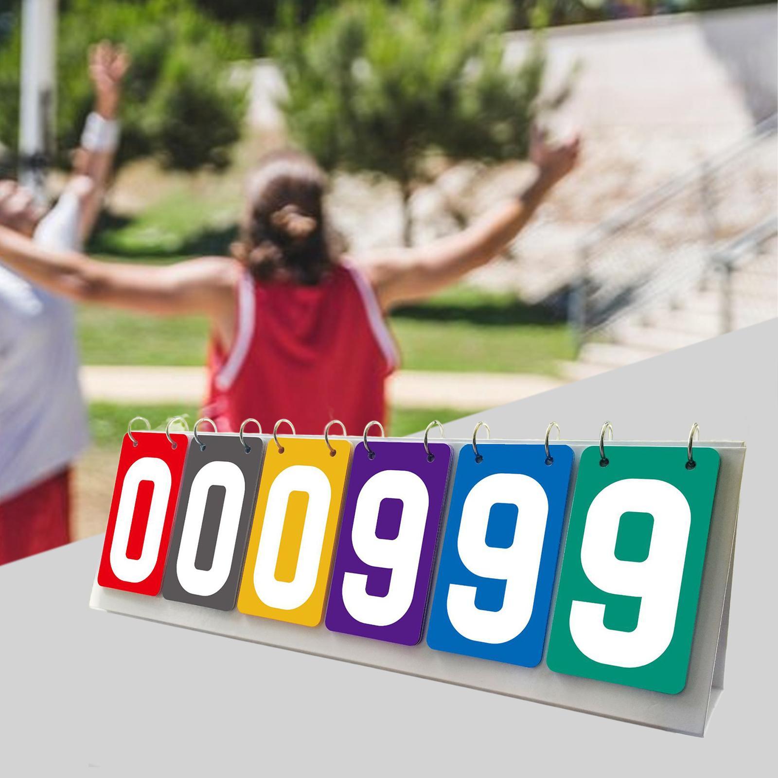 Placar pontuação flip cards pu - Badminton Score avaliação e preço