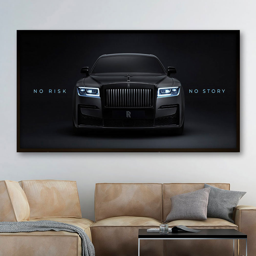 Pintura em tela de carro preto - Badminton Poster avaliação e preço